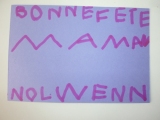 carte fête des mères chez nounou assistante maternelle à Moingt Montbrison